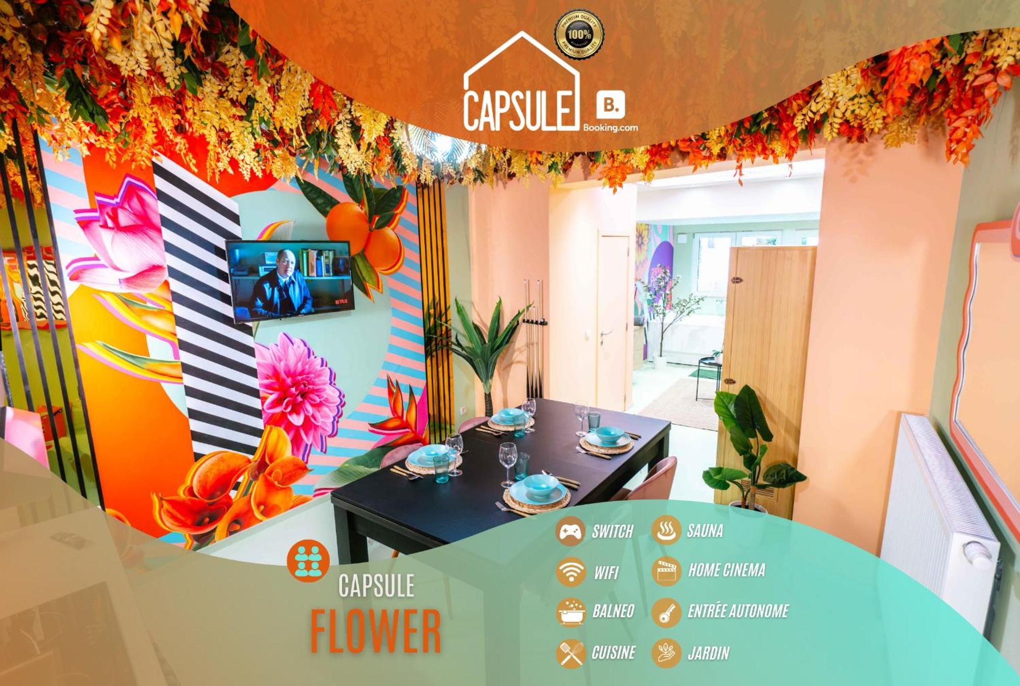 Capsule Flower - Balneo - Cinema - Billard - Nintendo Switch - Mons Centre Exterior photo